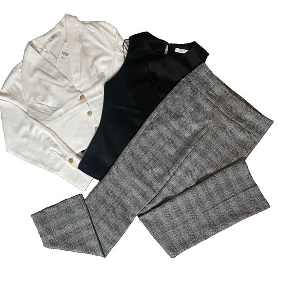 Three Piece Work Bundle Empire seam Blazer, Pants and Sleeveless Top NWT - Picture 1 of 16